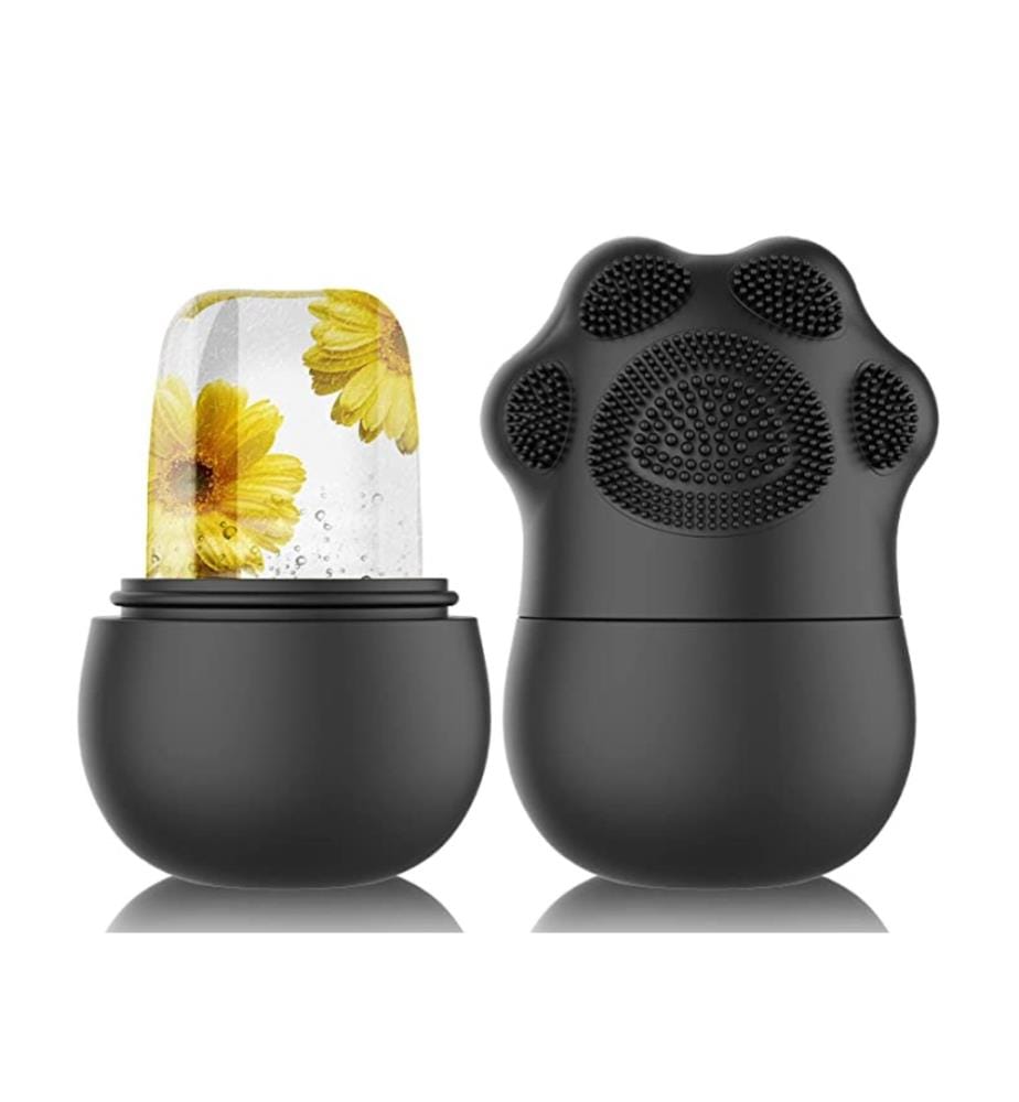 Rouleau À Glace Pour Massage Du Visage - Modèle Iceroll - Noir
