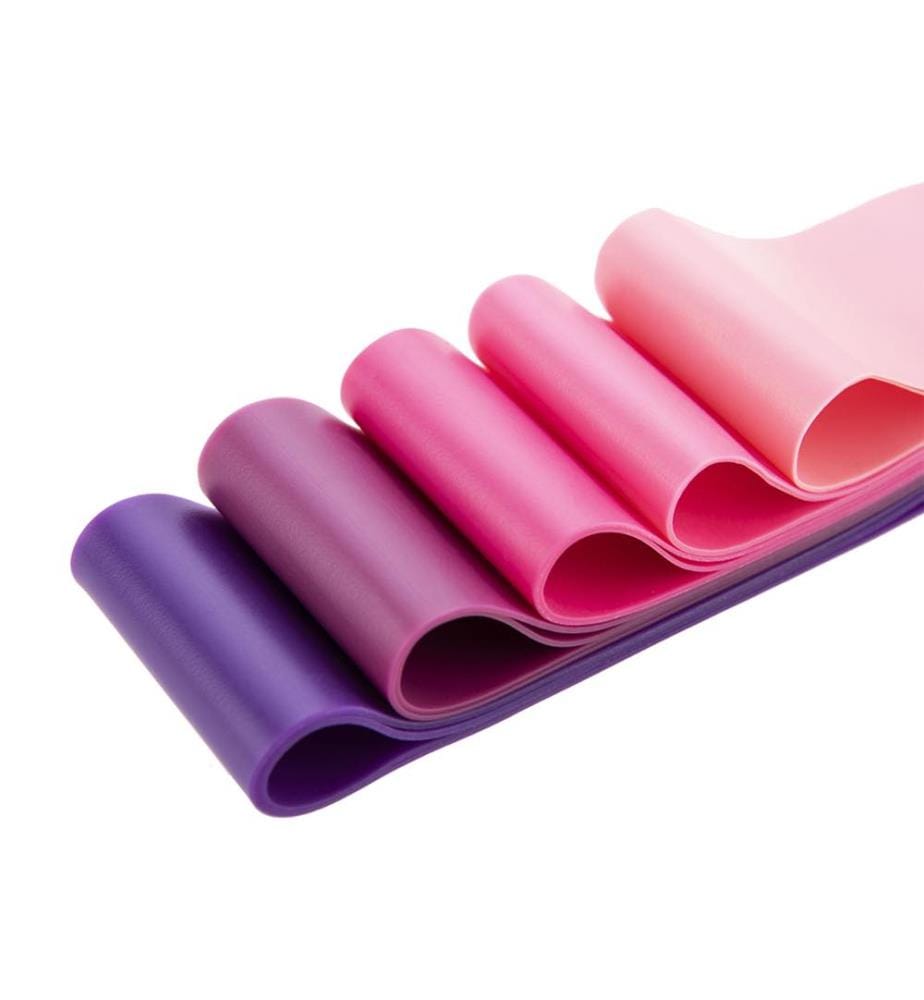 Lot de 5 bandes élastique de résistance physique variées