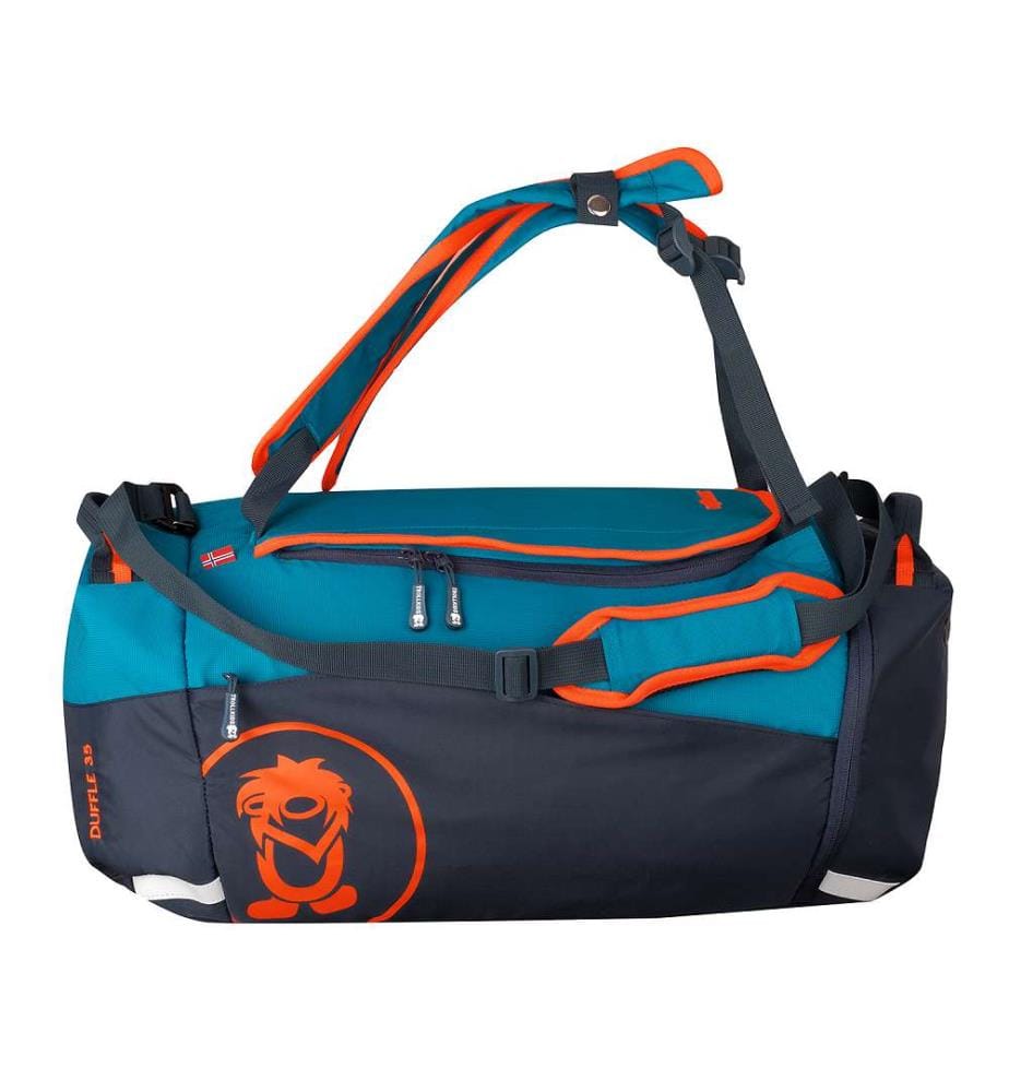 Duffle Bag - Atlantic Blue & Dark Navy & Glow Orange