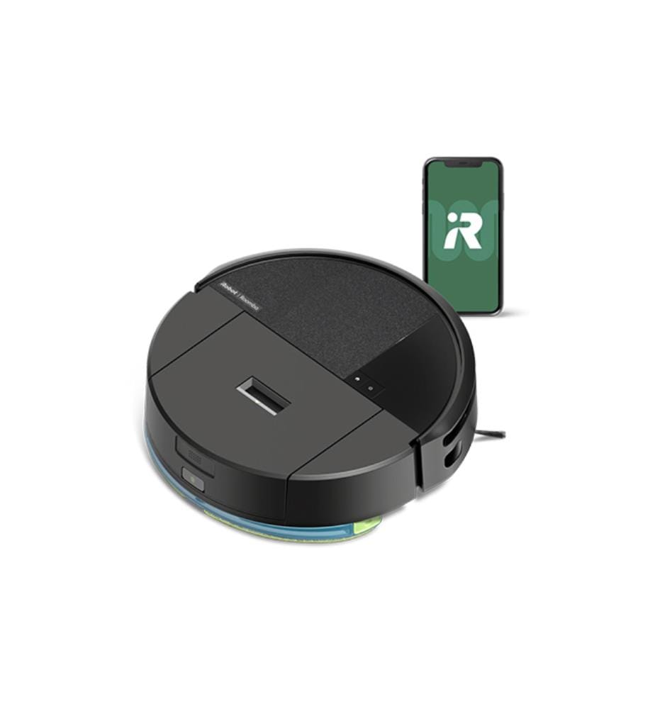 Robot aspirateur-laveur intelligent Roomba 205 DustCompactor avec compactage intégré jusquà 60 jours sans vidange - Noir & Gris