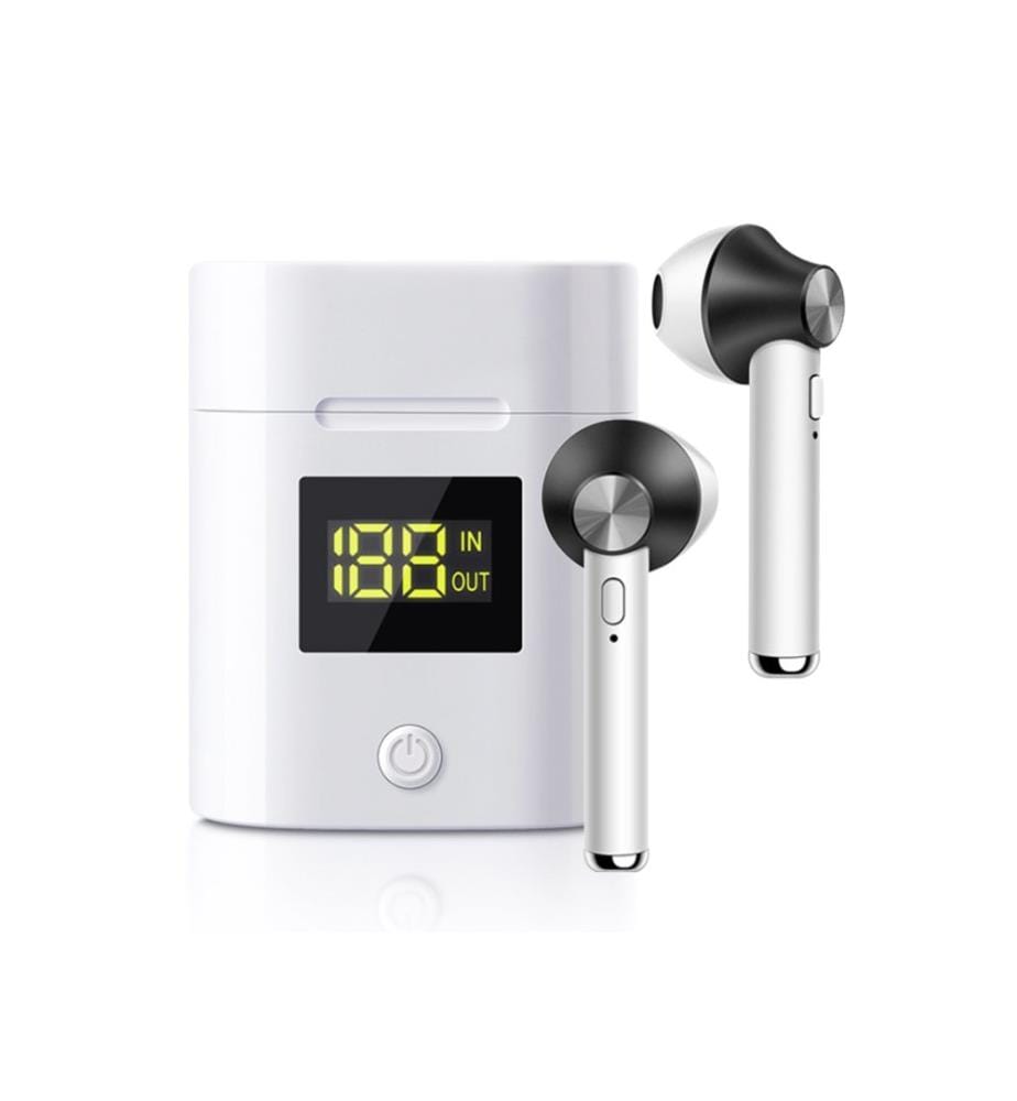 Écouteurs TWS EKO LED Bluetooth 5.0 - Modèle JeezPro - Noir