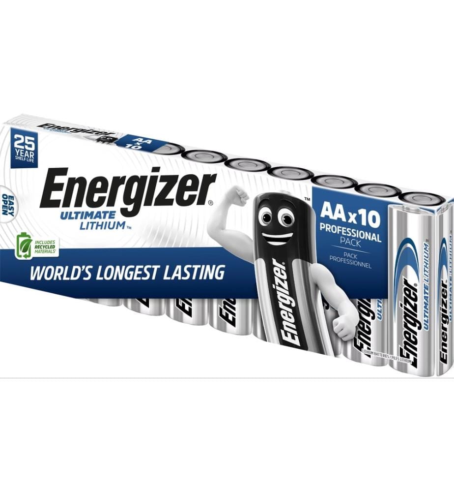Piles lithium Ultimate Lithium 10x LR6 (AA/L91)