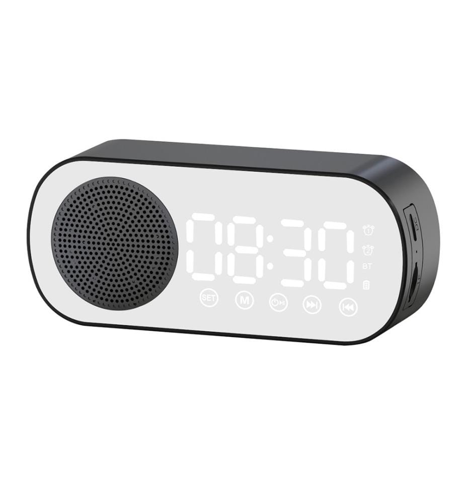 Enceinte Réveil Bluetooth - Noir