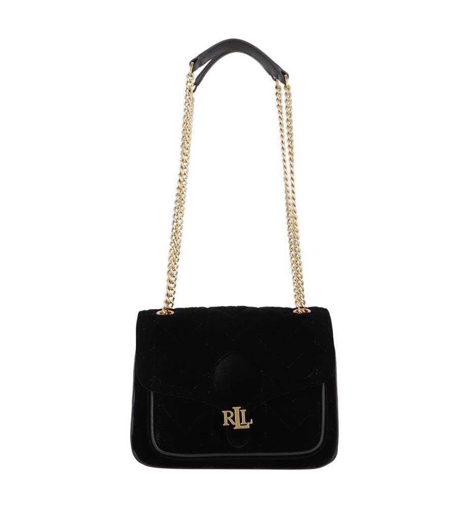 Petit sac convertible Bradley en velours - Noir & Noir