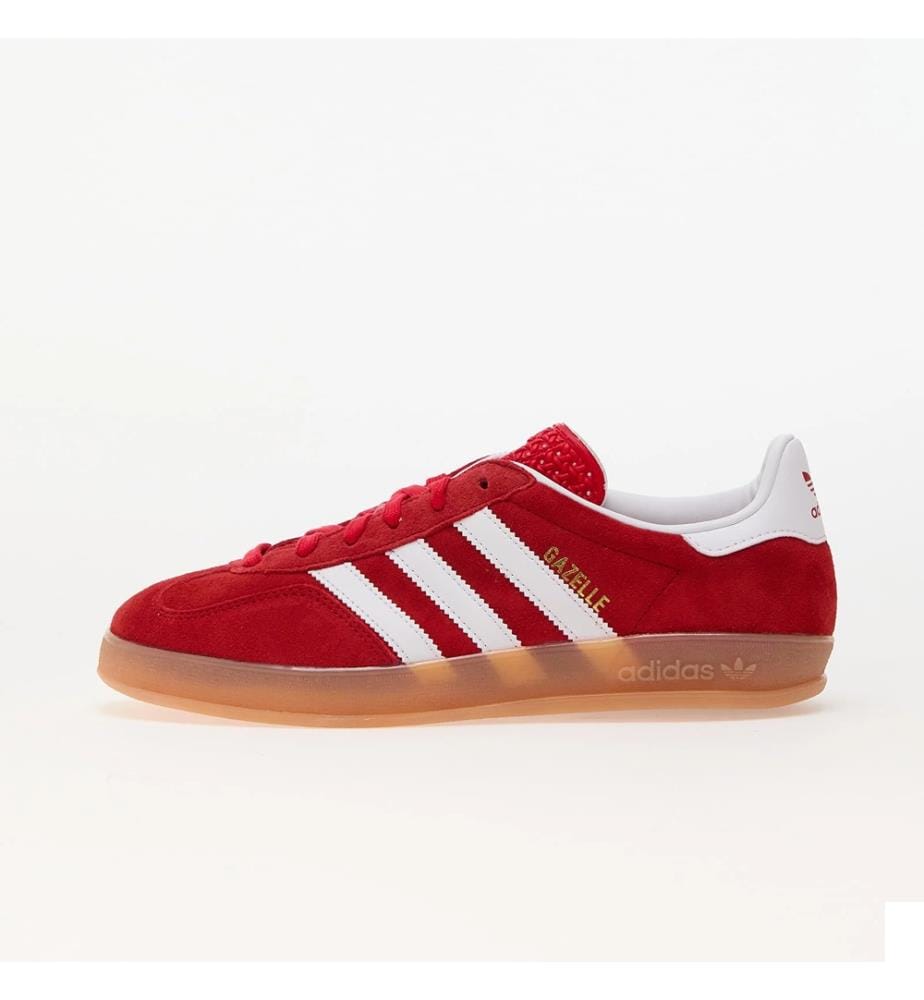 Baskets Gazelle Indoor - Rouge et Blanc