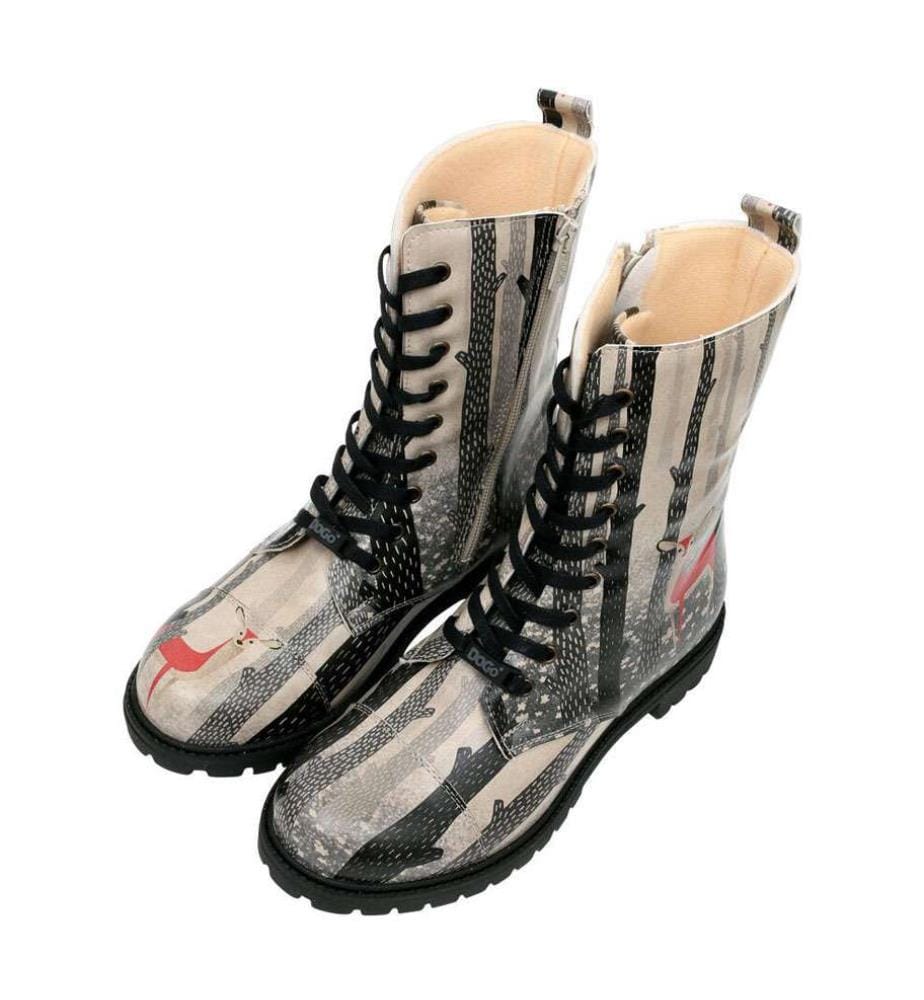Bottes en cuir végétal - You are the Colour of My Life - Noir