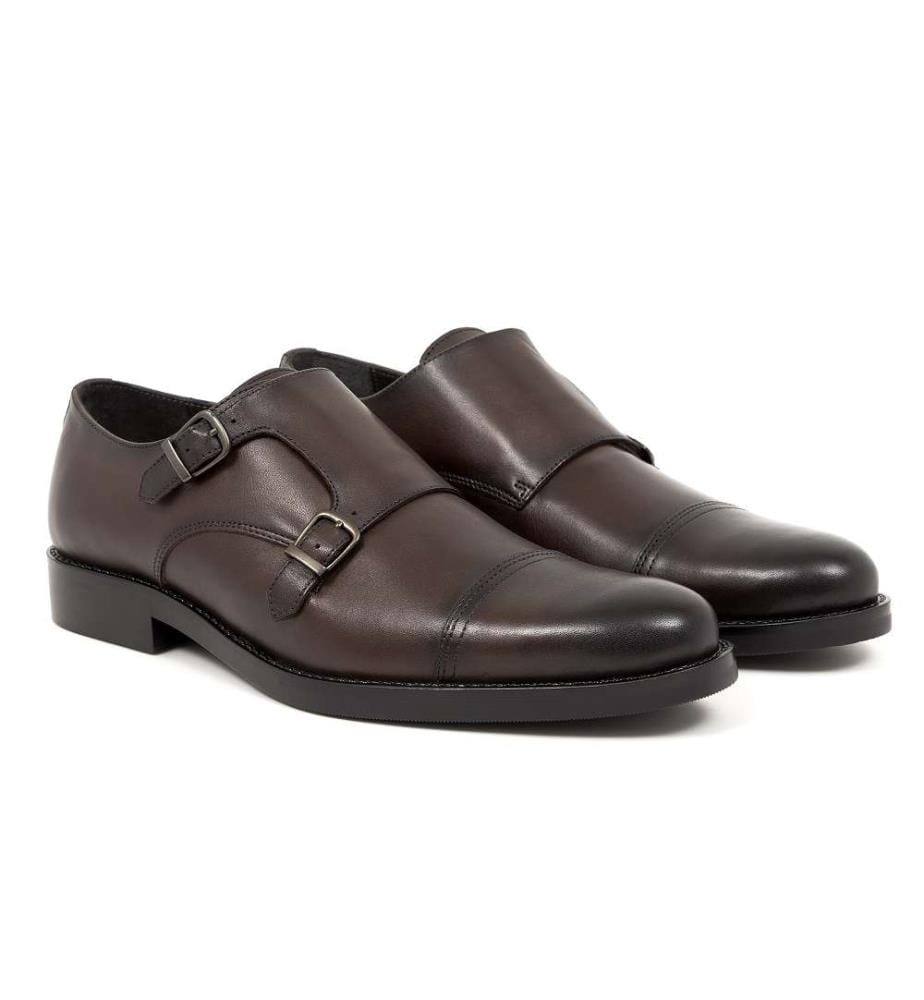 Chaussures à boucles - Brun clair