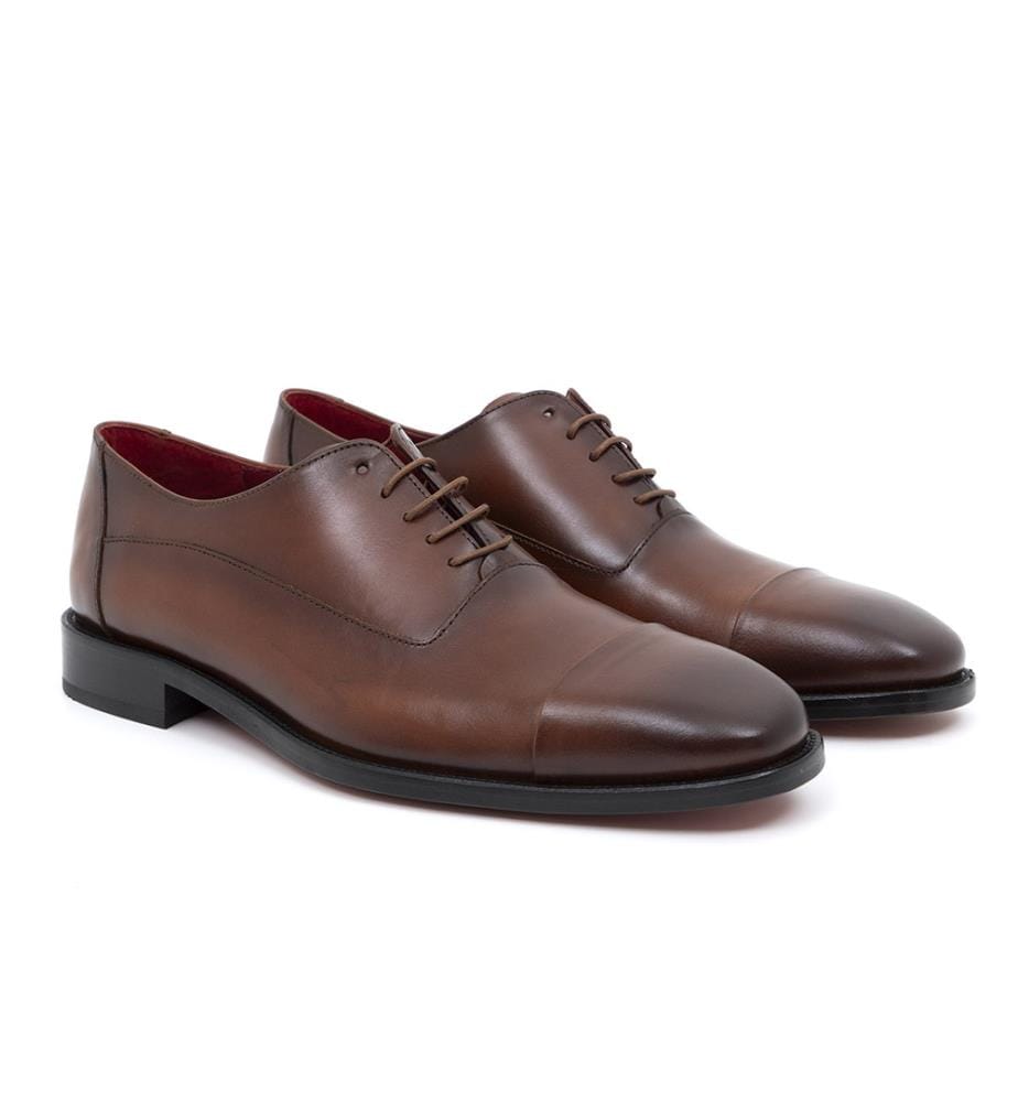 Cuir Oxford - Marron clair