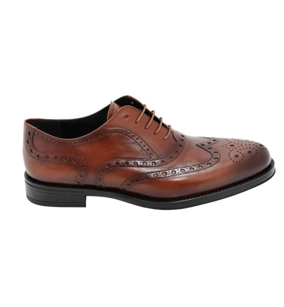 Oxford en cuir marron clair