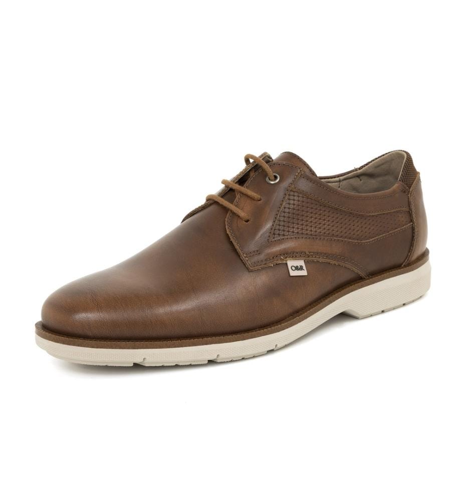 Derby en cuir - Marron clair