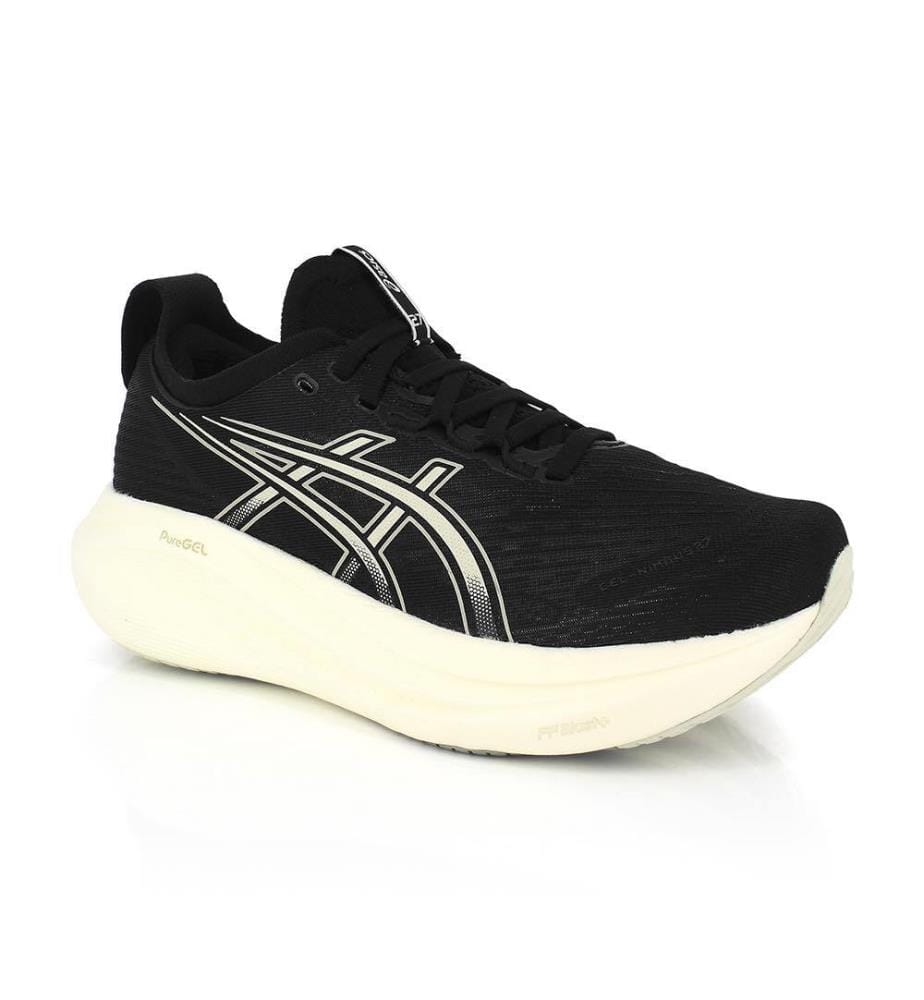 Chaussures de course GEL-NIMBUS 27 - Noir & Blanc