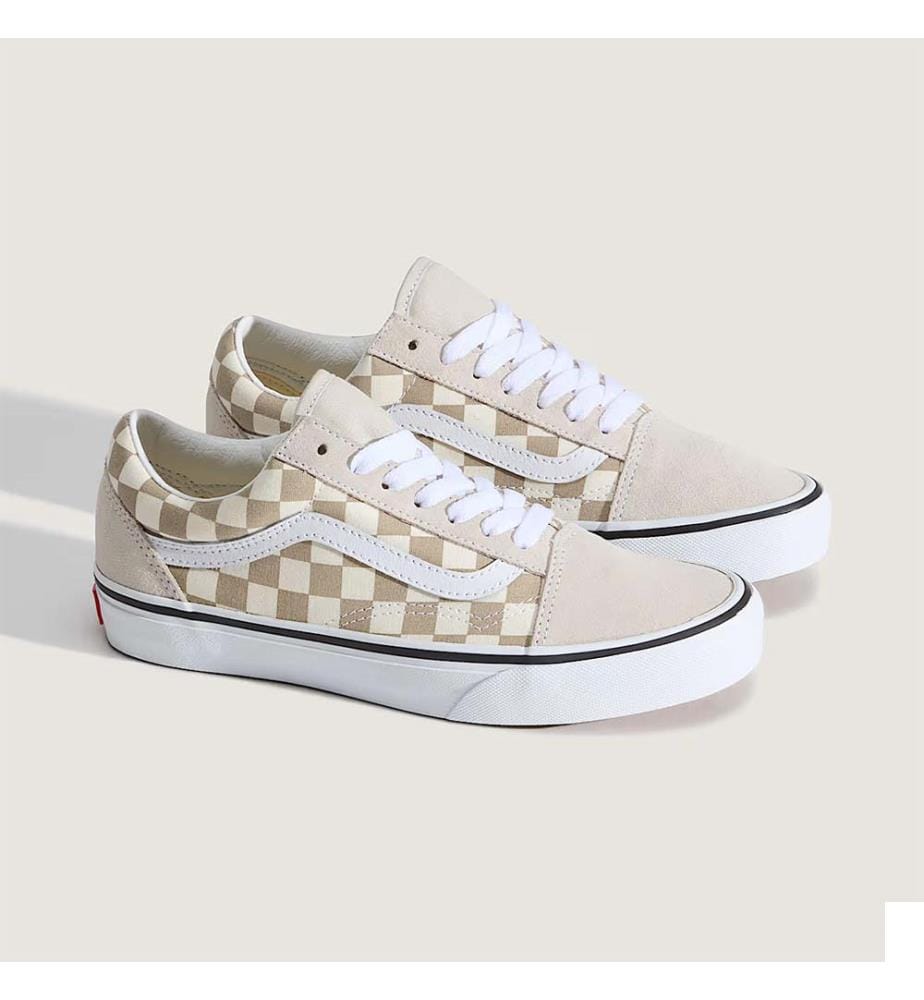 Baskets Checkerboard Old Skool - Beige