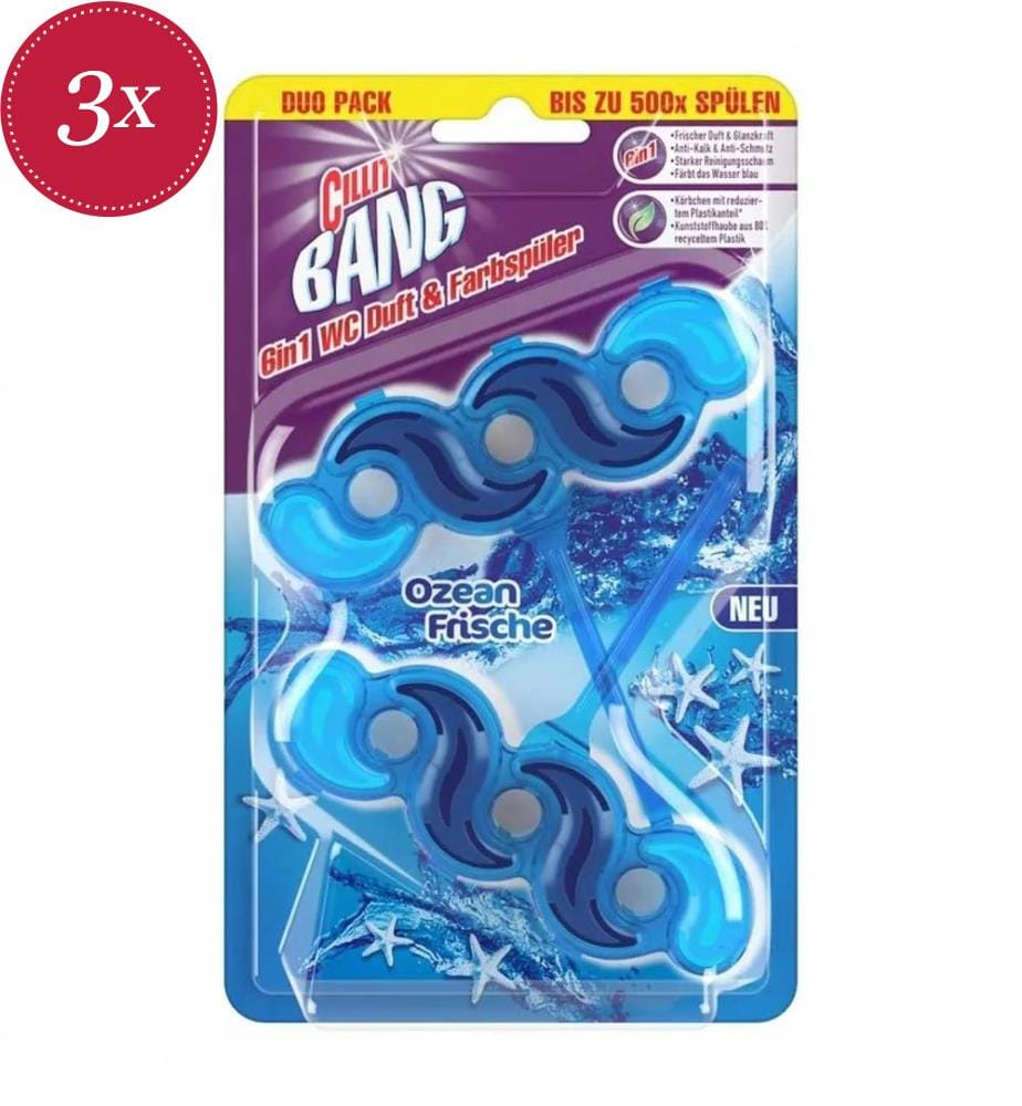 Lot de 3 6In1Wc Fraicheur Oceanique