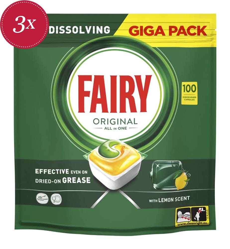 3er-Set Tabletten Maschine 1351 g Lemon - 3 x 100 Tabletten