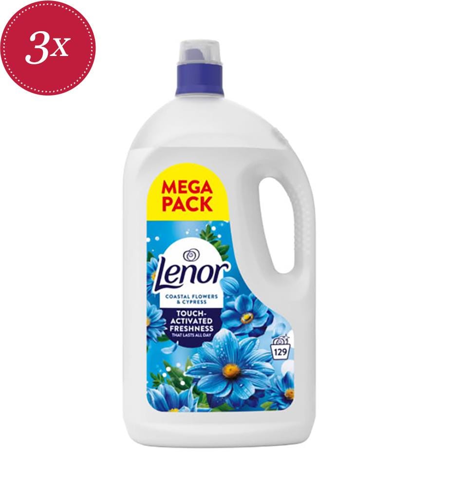 3x Assouplissant liquide Coastal Flow & Flowers - 3,999 L