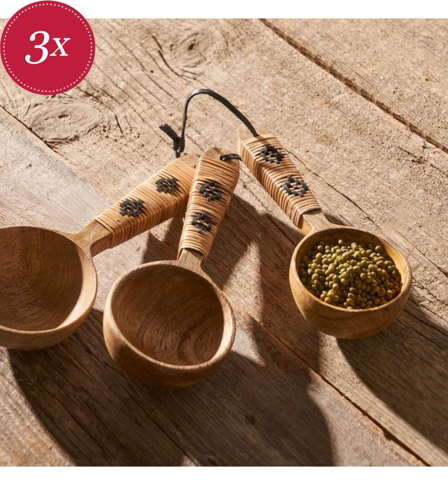 Set aus 3 Messlöffeln Varna - Natur