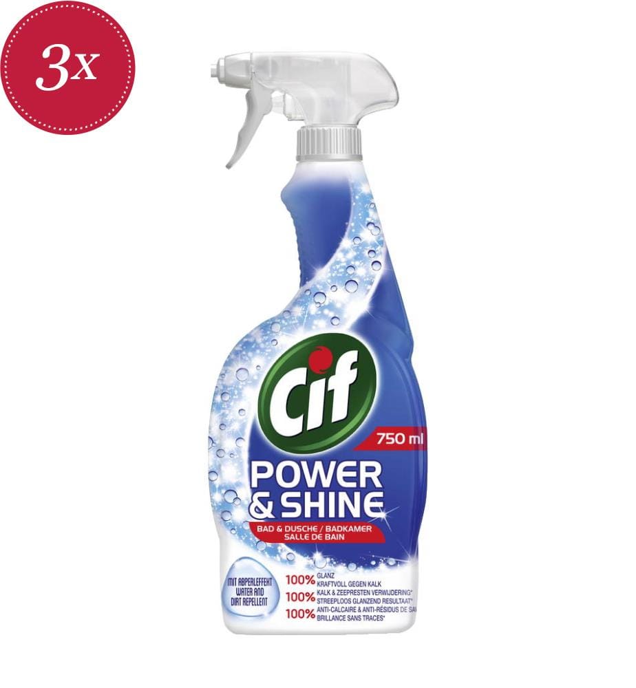 Bath & Shower Cleaner - 3 x 750 ml pack