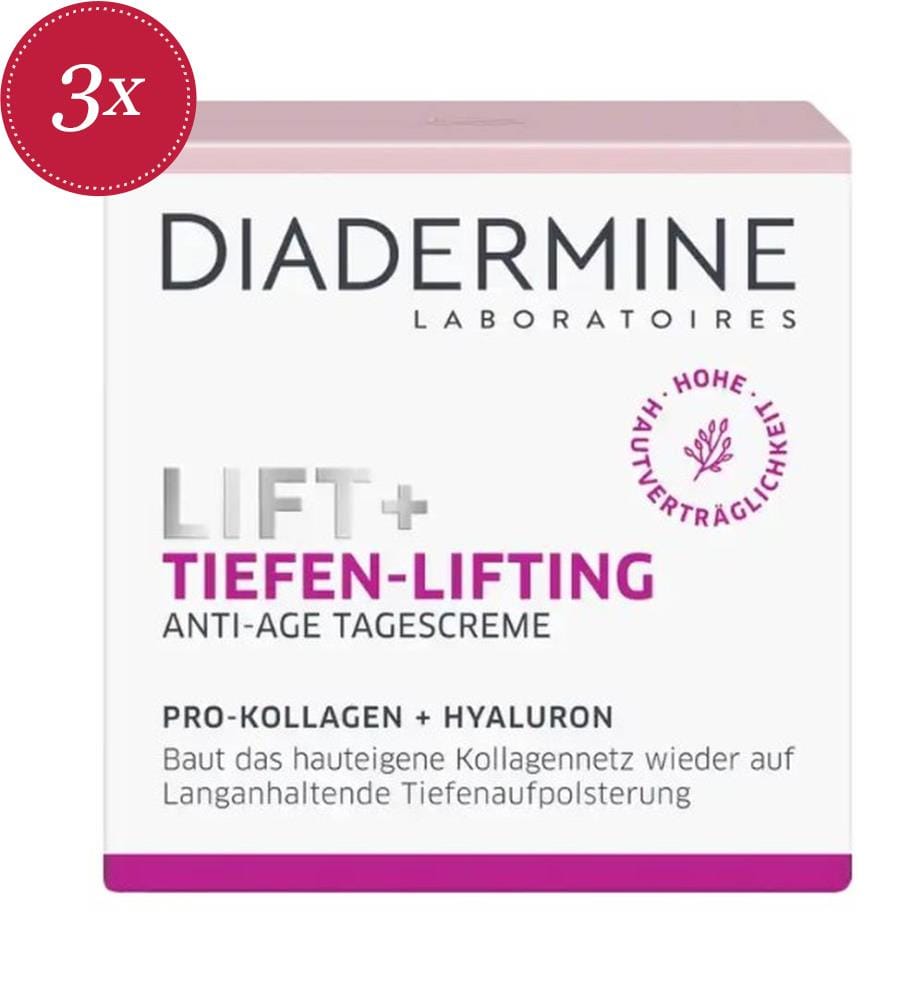 Set of 3 Anti-Aging Day Creams - 50 ml