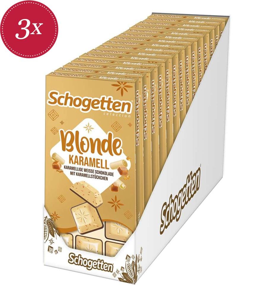 5x Schogetten Blonde Caramel - 100g