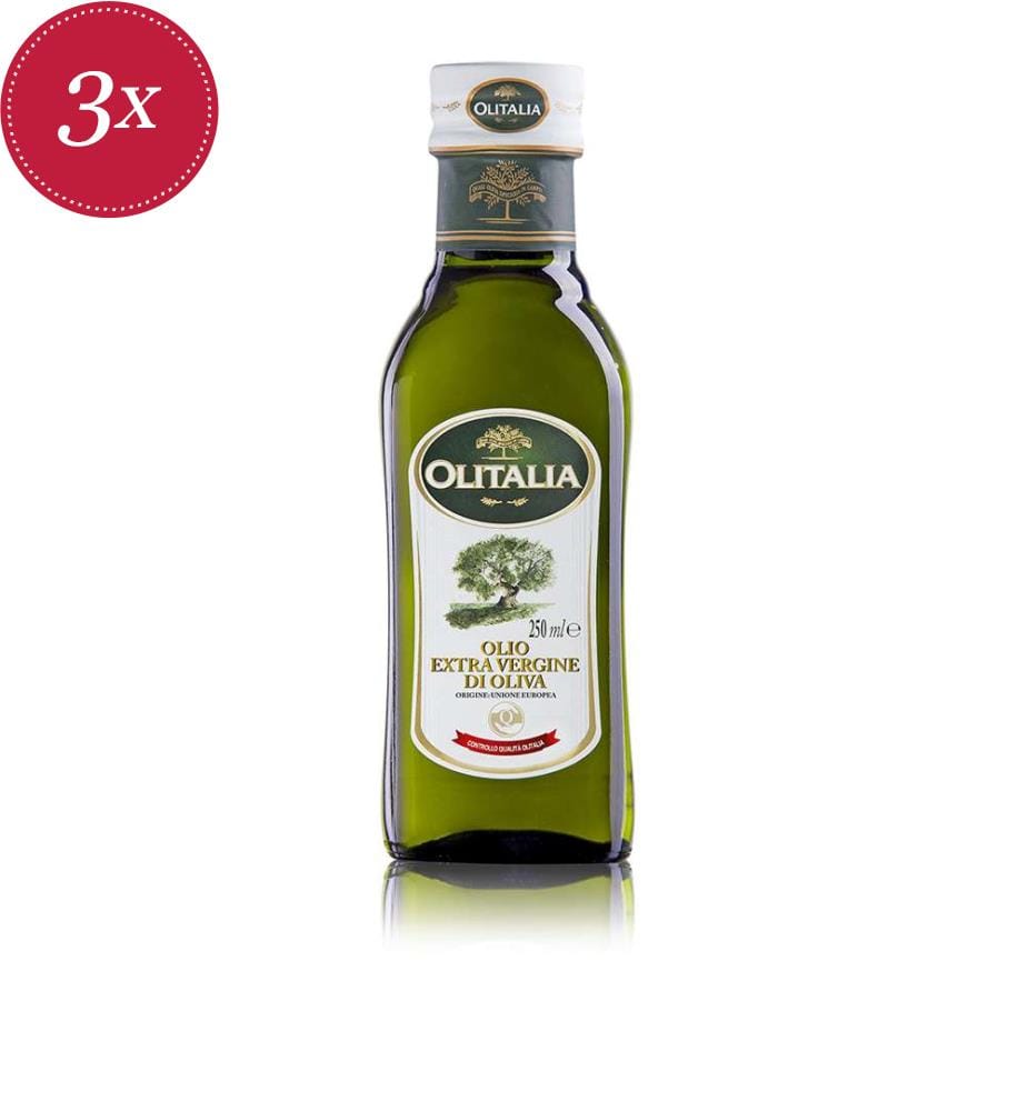 3x Huile d'olive extra vierge Bouteille - 250ml