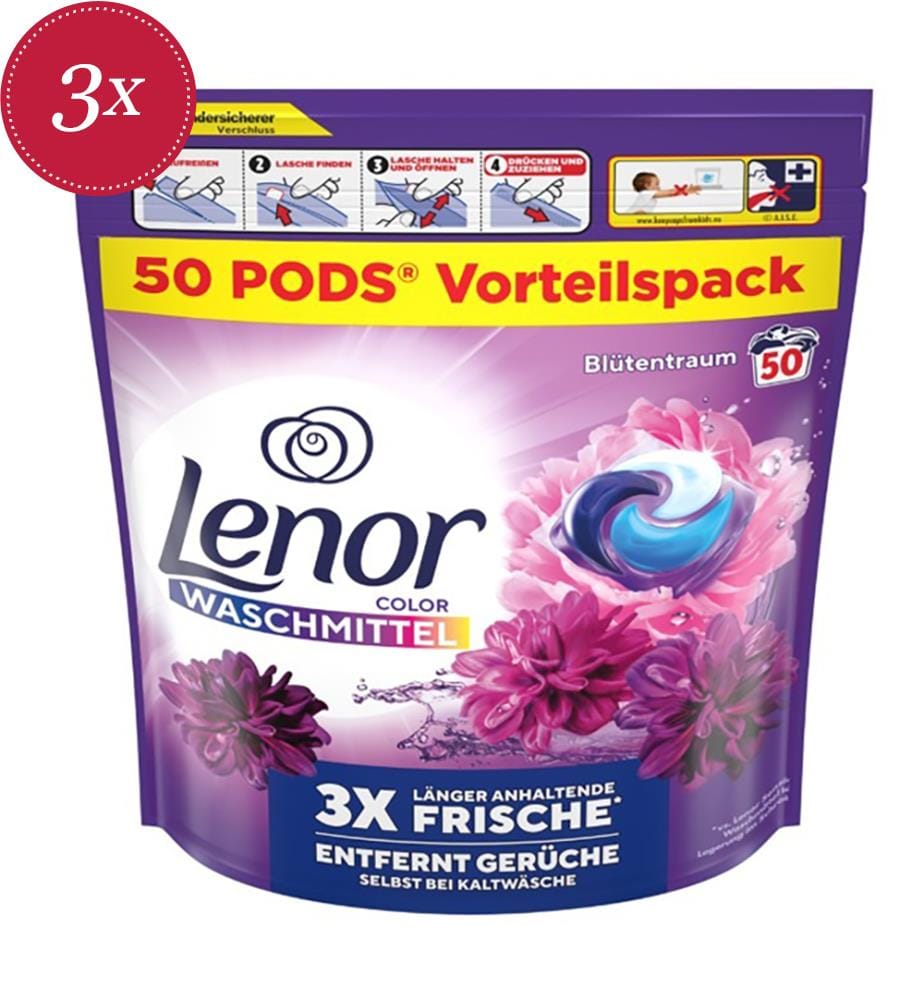 Lenor Lessive Pods Bag 980Gm Amethyst 50 Lavages