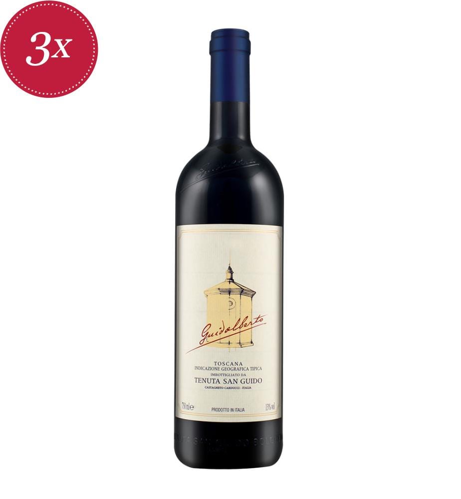 3x Tenuta San Guido Guidalberto 2022 - 75 cl