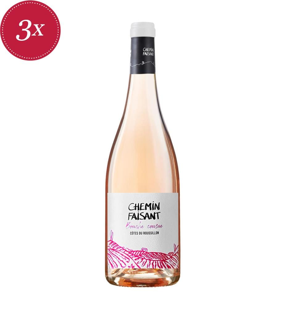 3 x Meridiem Chemin Faisant Rosé 2024 – 75 cl