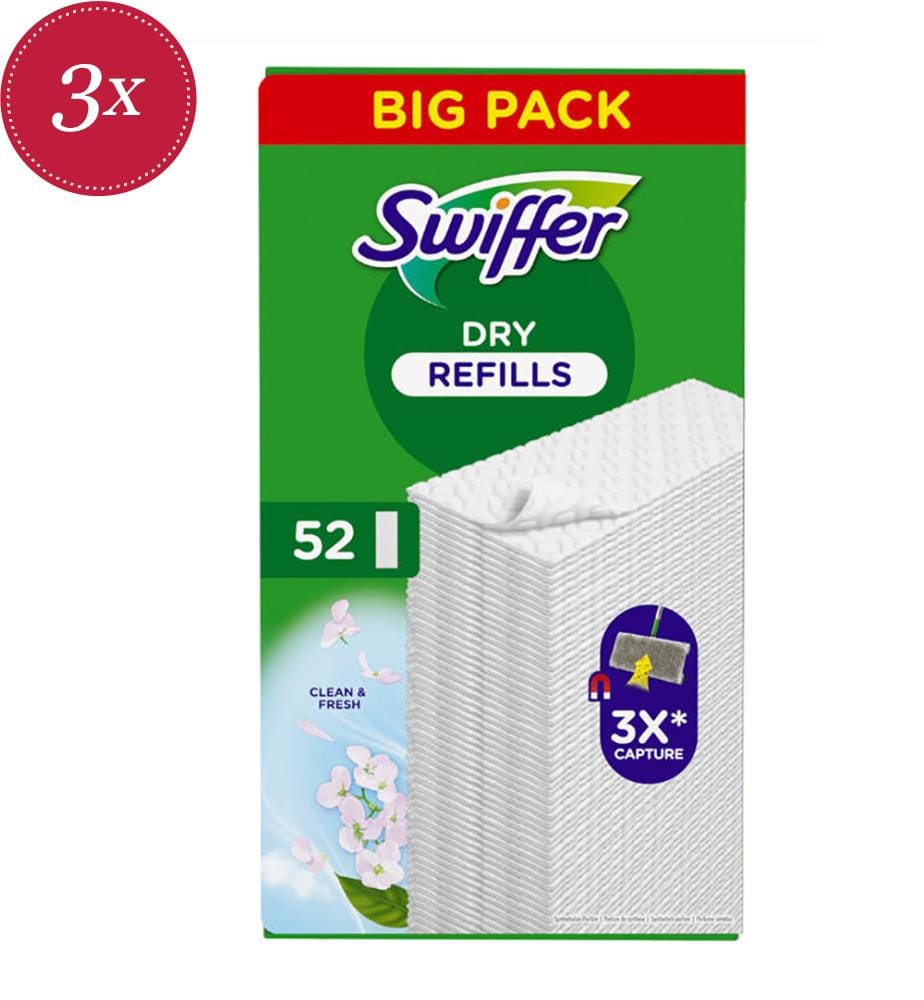3 x Dry-Reinigungstücher für den Haushalt – 52 Stück