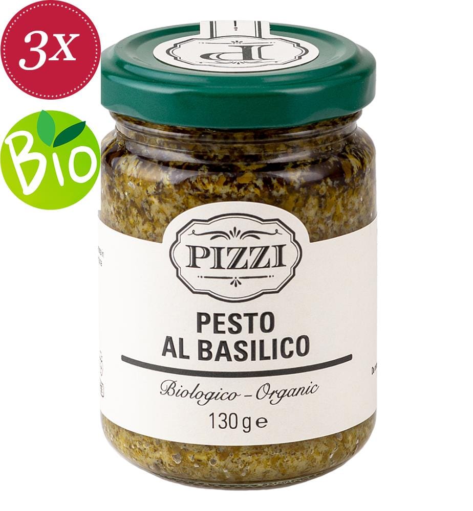 3x Basilikum-Pesto - 156 ml