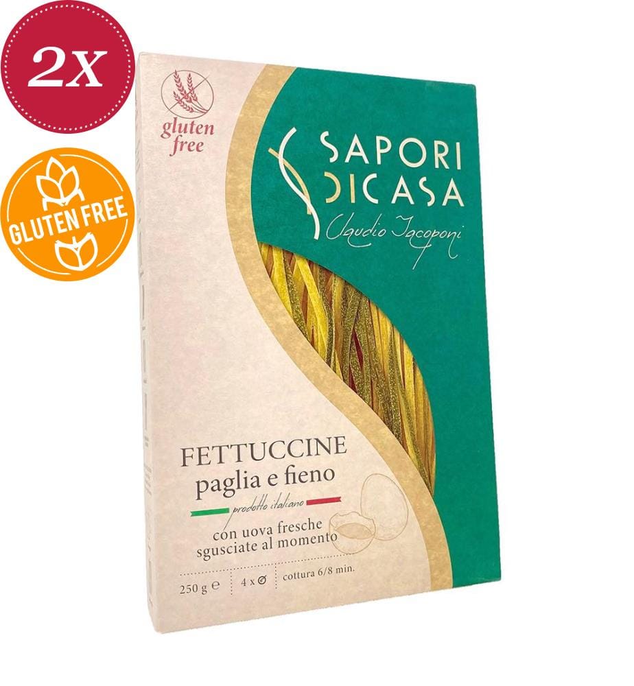 Fettuccine Paglia E Fieno All'Uovo - 2 x 250 g