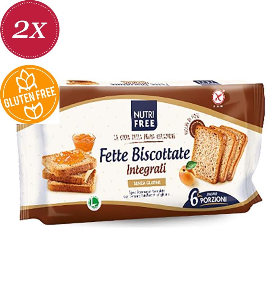 Nutrifree Glutenfreie Vollkornkekse - 2 x 225 g