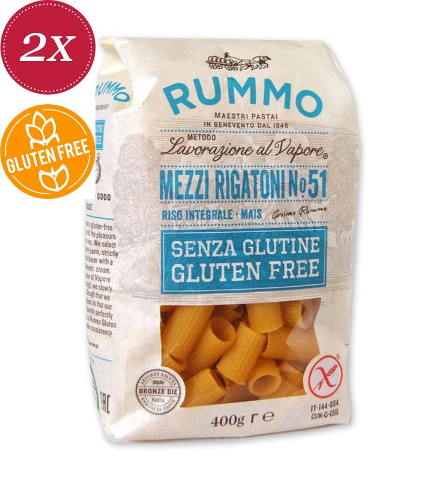 Rigatoni Rummo Mezzi sans gluten - 2 x 400 g