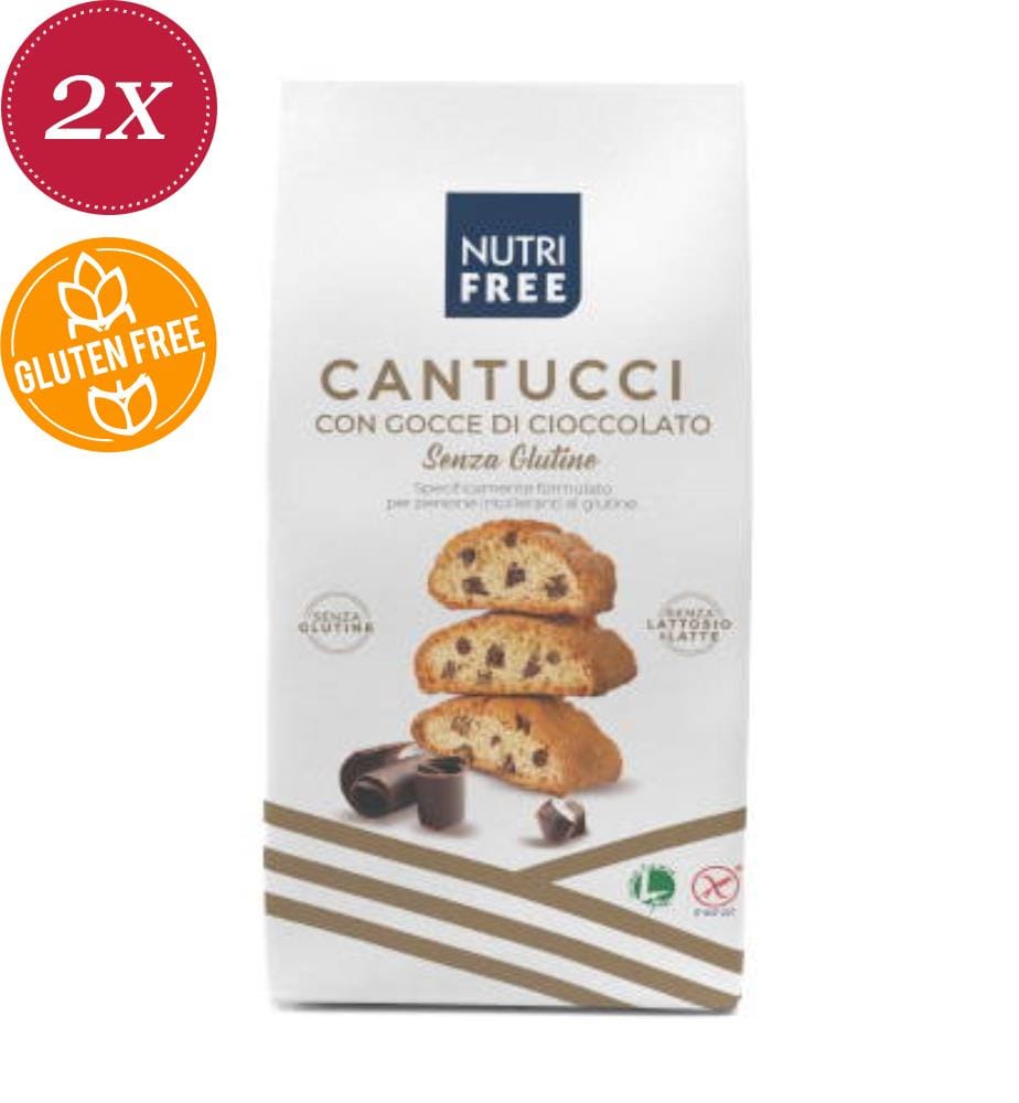 Cantucci Avec Gouttes de Chocolat Nutrifree - 2 x 240 g