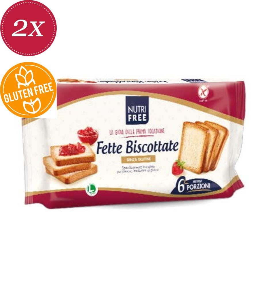 Biscottate senza glutine Nutrifree - 2 x 225 g