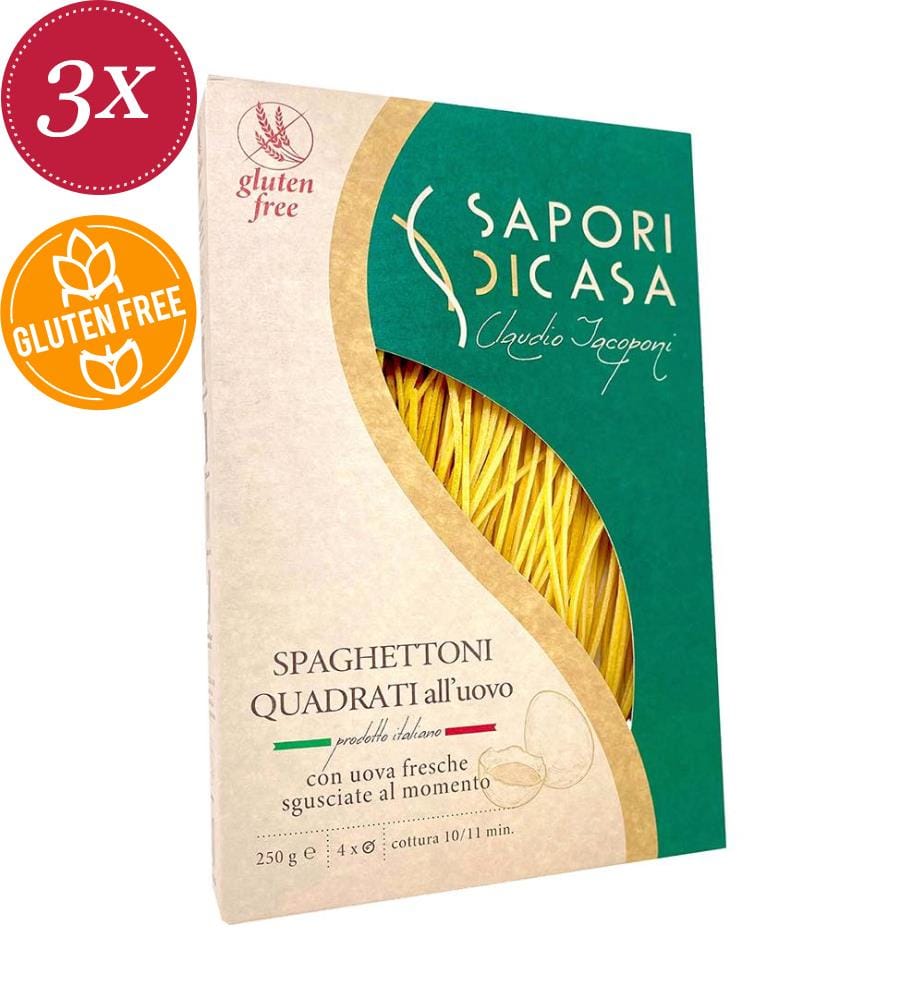 Spaghettoni All'uovo Sapori di Casa (pâtes) - 3 x 250 g
