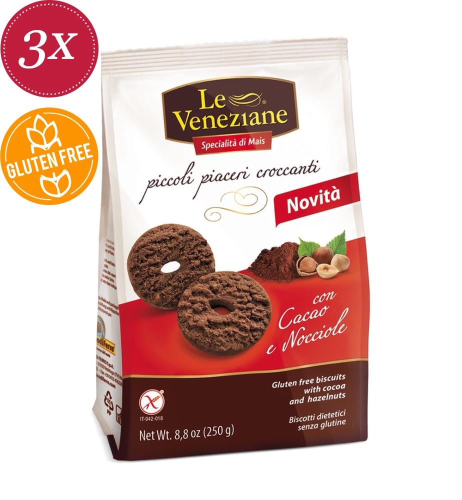 Cacao et biscuits vénitiens - 3 x 250 g