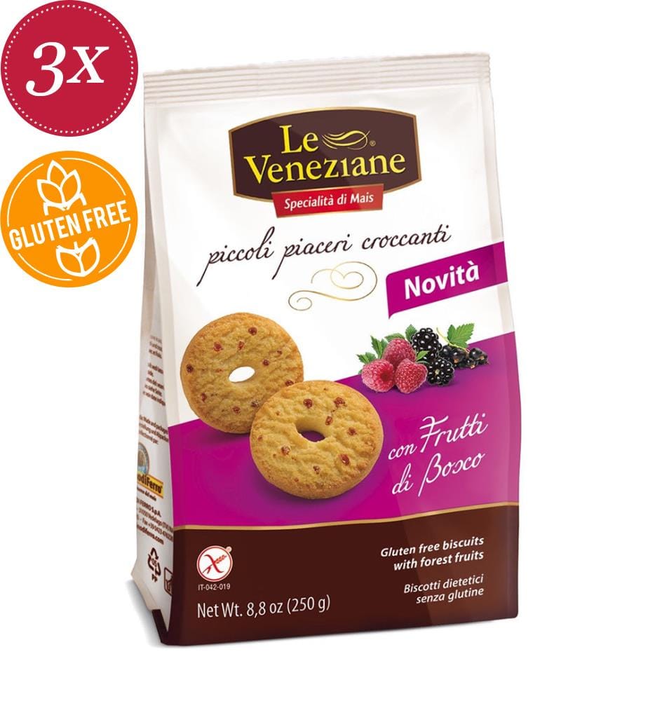 Biscuits aux fruits de la forêt vénitienne - 3 x 250 g