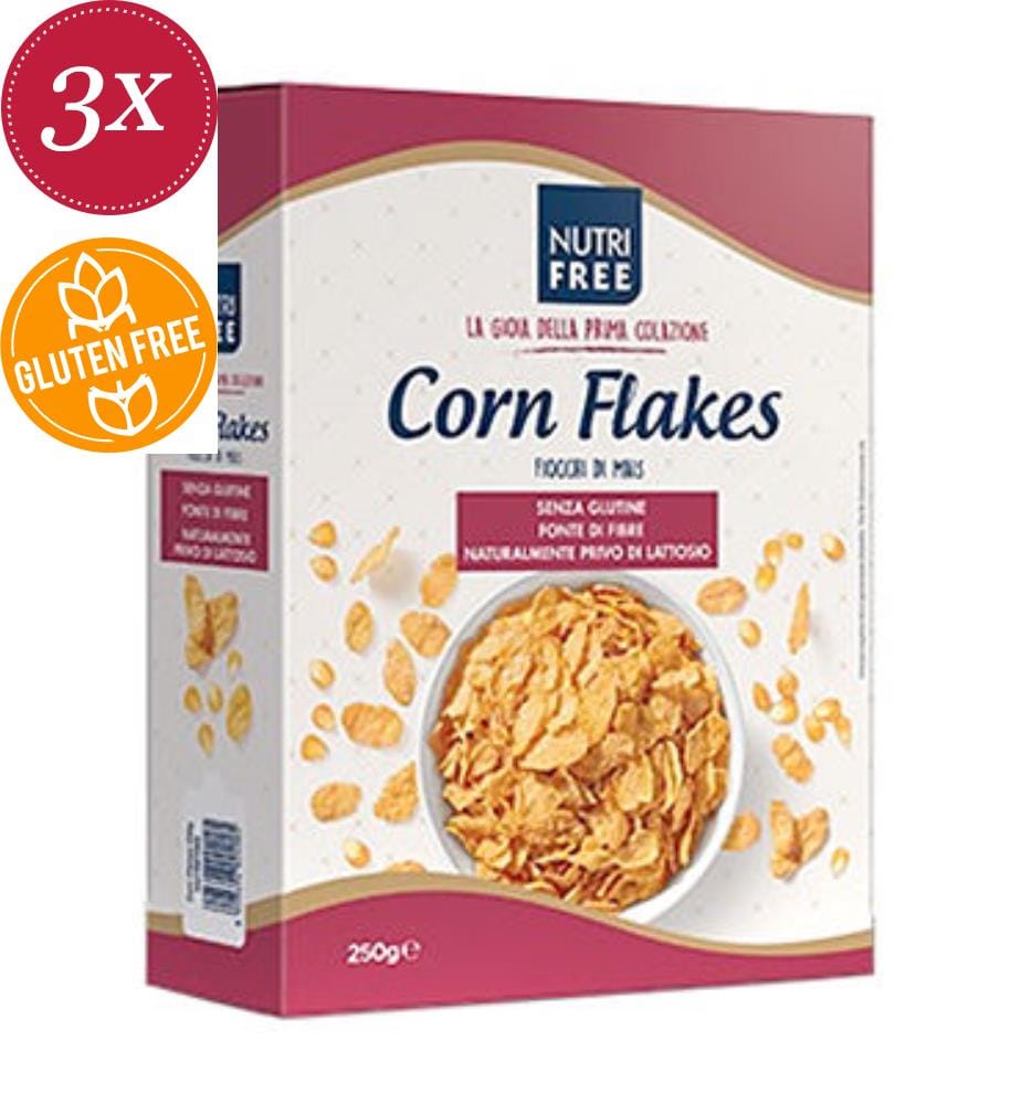 Corn Flakes Nutrifree - 3 x 250 g