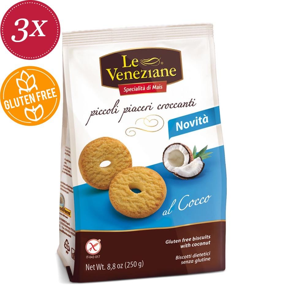 Biscuits vénitiens à la noix de coco - 3 x 250 g