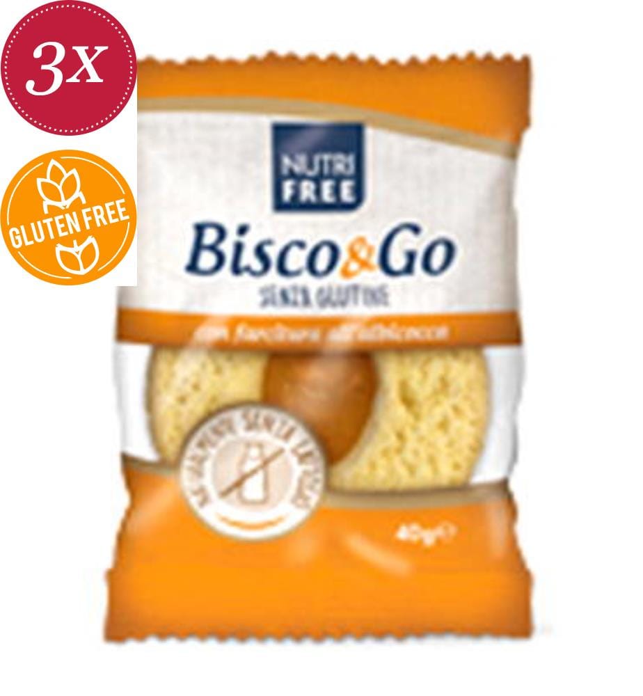 Nutrifree Abricot Bisc&Go - 3 x 160 g