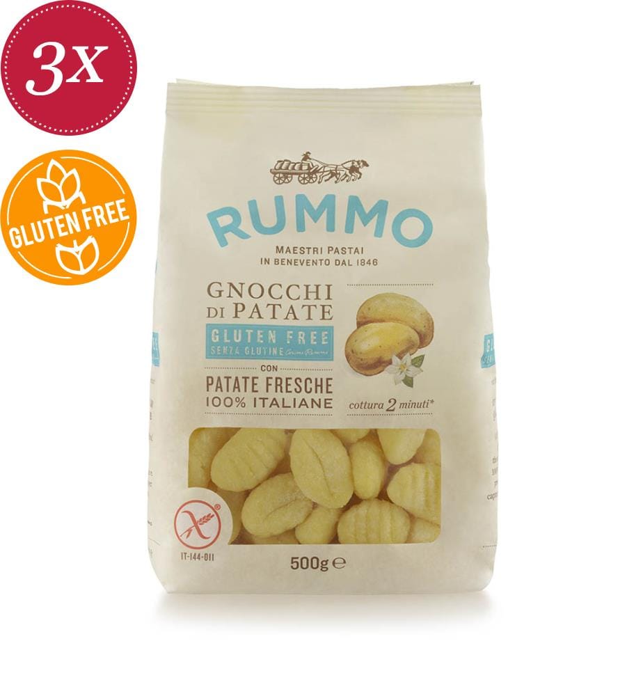 3x Rummo Kartoffel-Gnocchi glutenfrei117 - 500 g