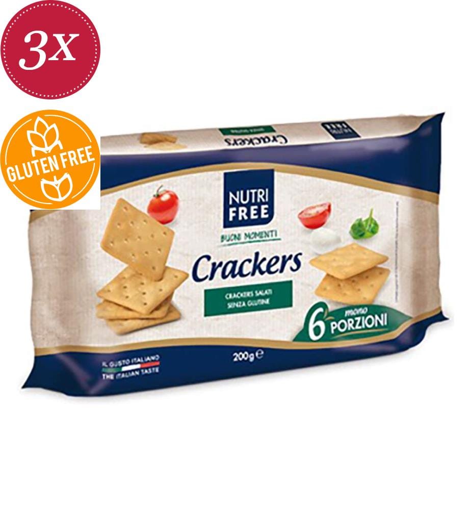 Crackers sans Gluten - 3 x 200g