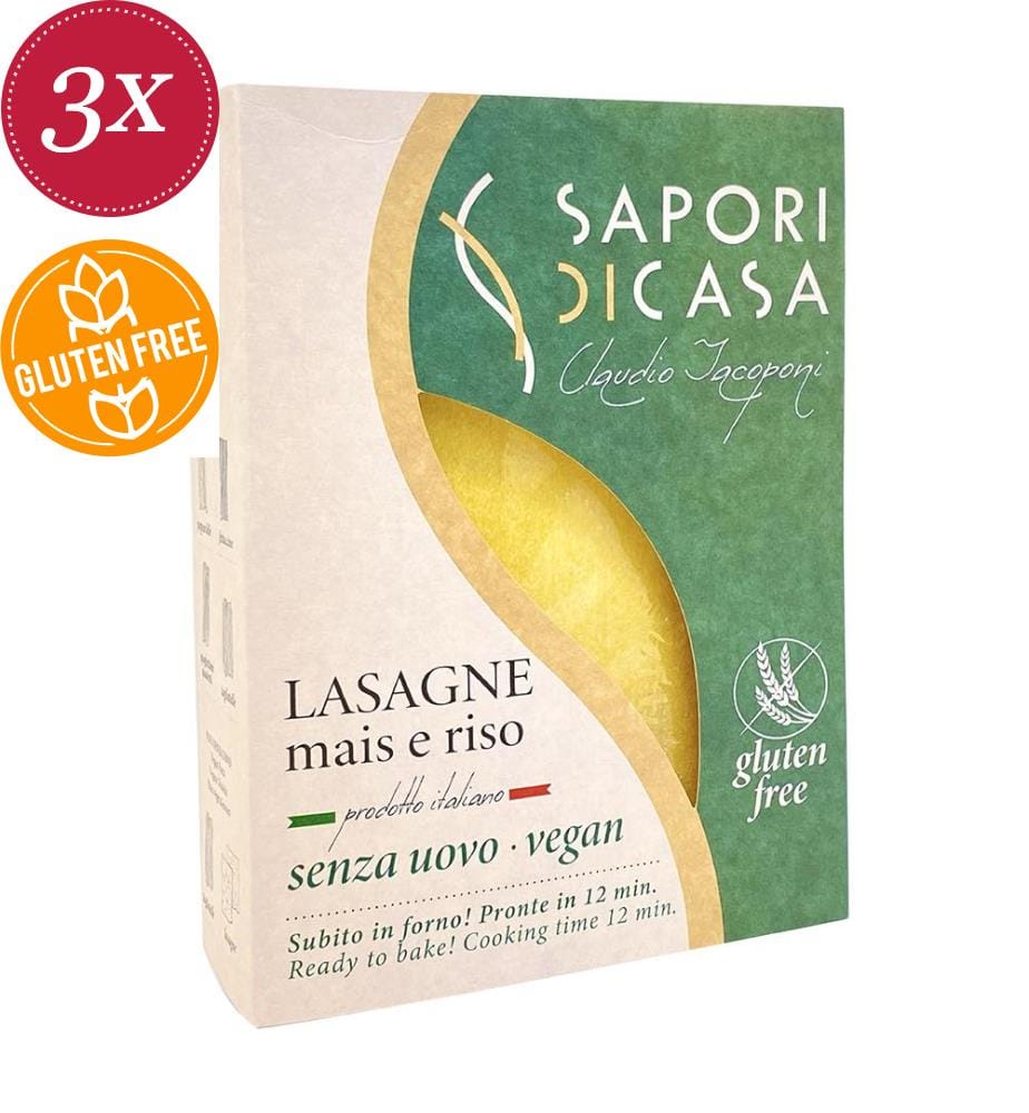 Corn and rice lasagne Saveurs du terroir - 3 x 200 g
