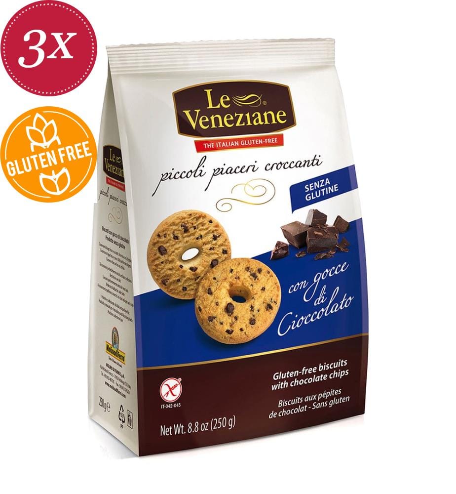 Le Veneziane - Schokoladenkekse - 3 x 250 g