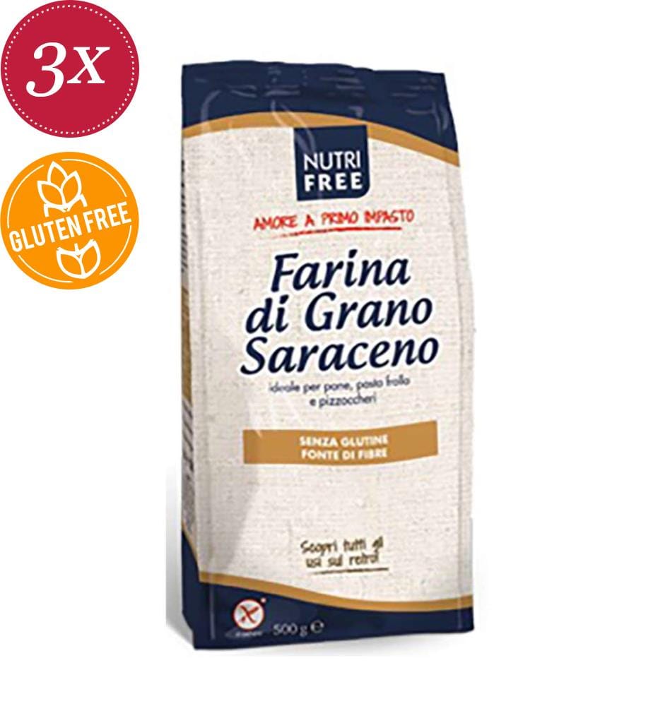 Nutrifree Buchweizenmehl - 3 x 500 g