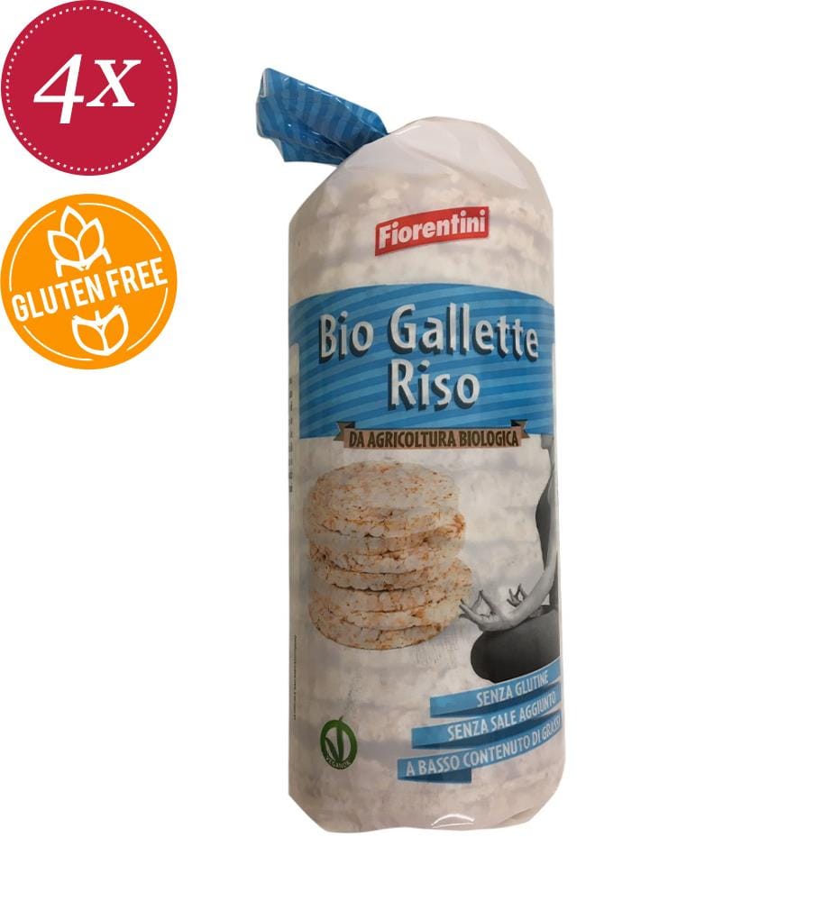 Fiorentini Organic glutenfreie Reiskuchen - 4 x 120 g