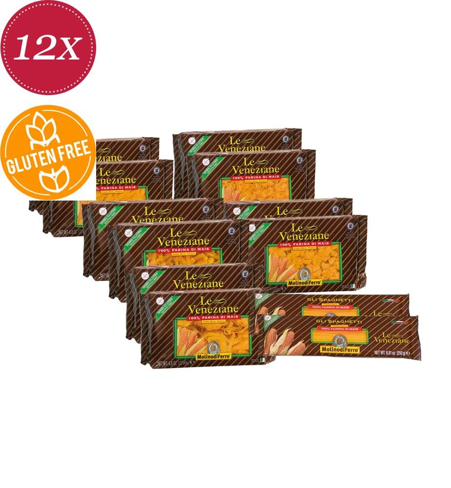 Le Veneziane Pasta Beutel-Set - 12 x 150 g