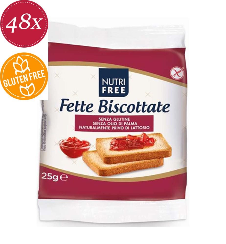 Tranches de Biscuits sans gluten Nutrifree - 48 x 25 g