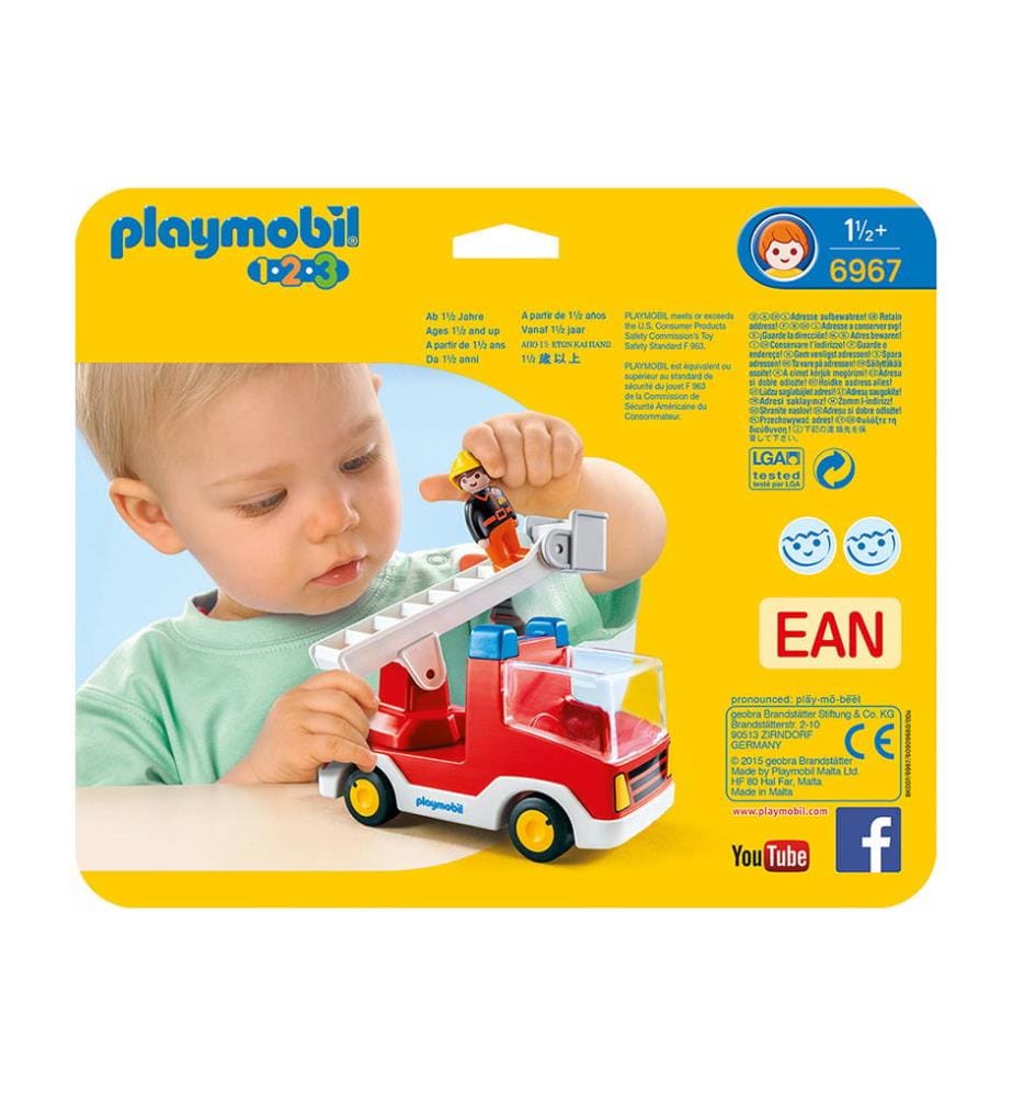 Playmobil Feuerwehrauto mit Drehleiter - 6967 | DeinDeal