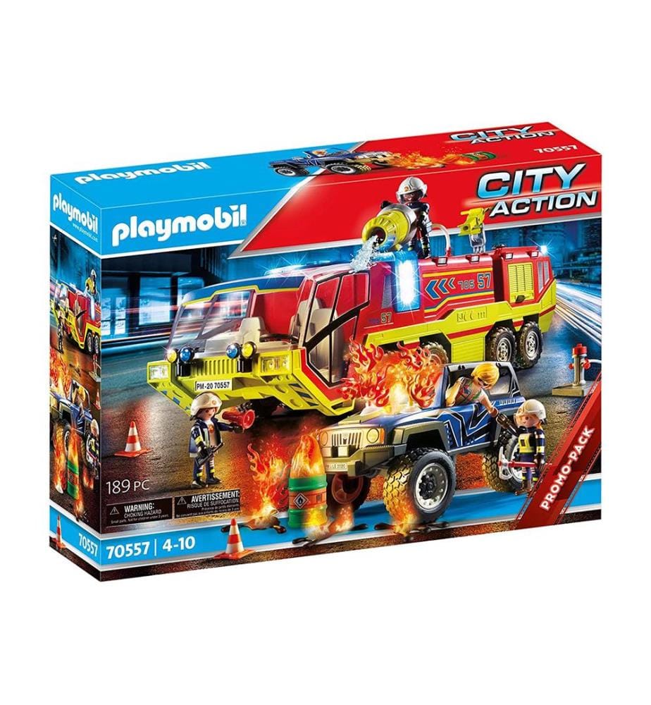Playmobil Fire truck and burning vehicle 70557 DeinDeal
